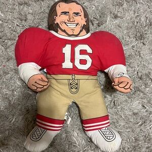 Vintage Joe Montana plush doll